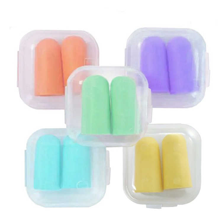 Custom Ear Plugs 38dB Foam Earplugs with Case Disposable Ear Plugs