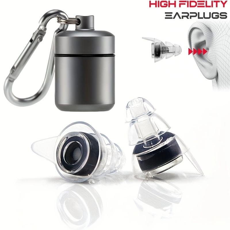 Reusable High Fidelity best Ear Plugs for Concerts, Music, and Musicians hearing protection noise reduction