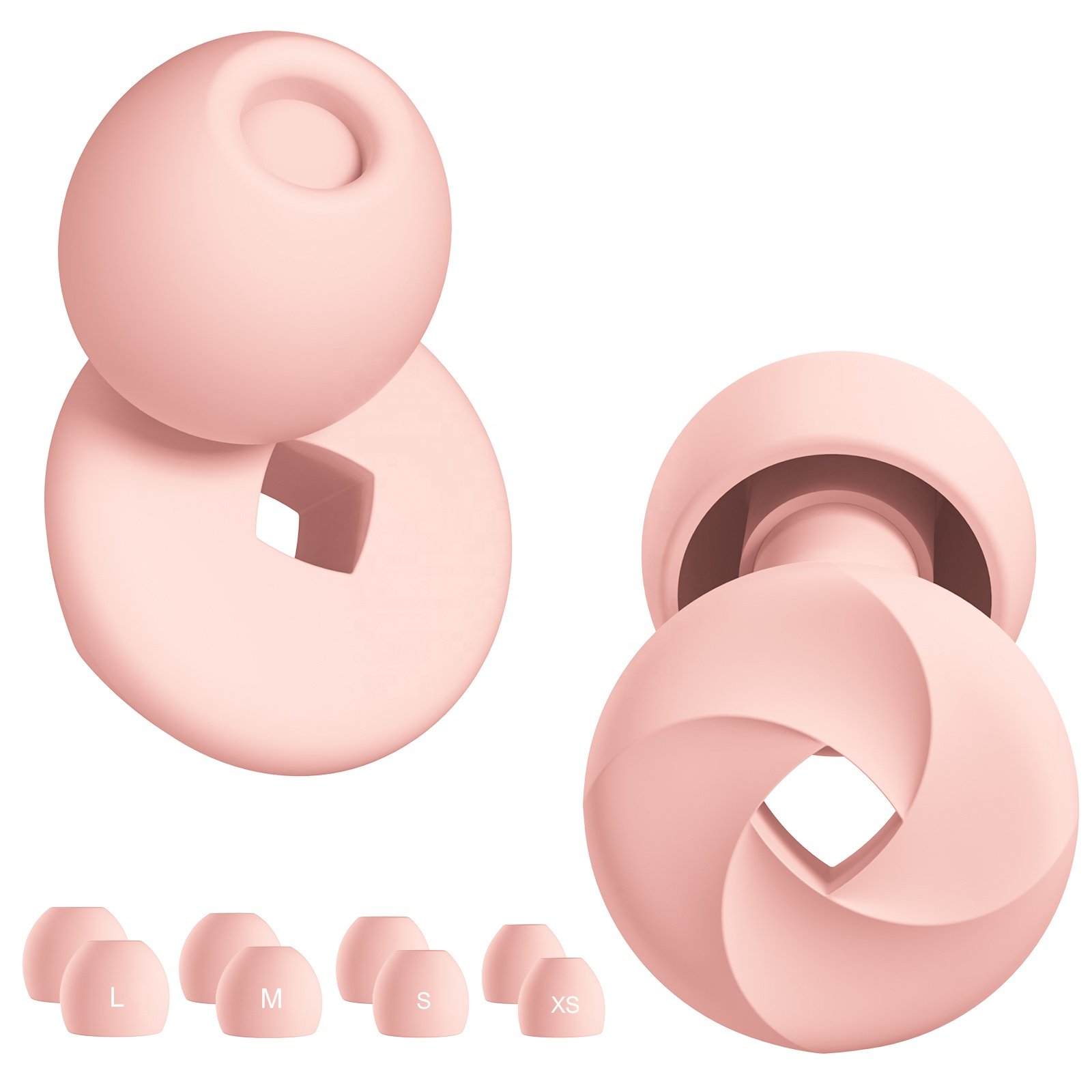 4 Sizes Soft Noise Canceling Sleep Ear Plugs Hearing Soundproof Silicone Ear Protection Ear Plug for sleeping