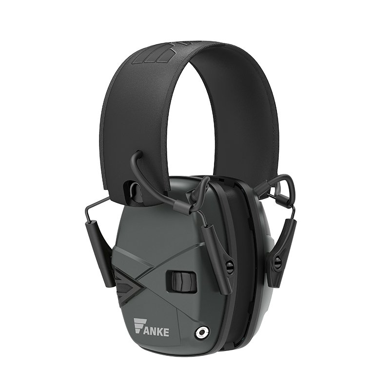 Digital Hearing Protective Earphones Hearing Protection Anti Noise Cancelling Safety Reduction Headphones For Shooting Earmuffs