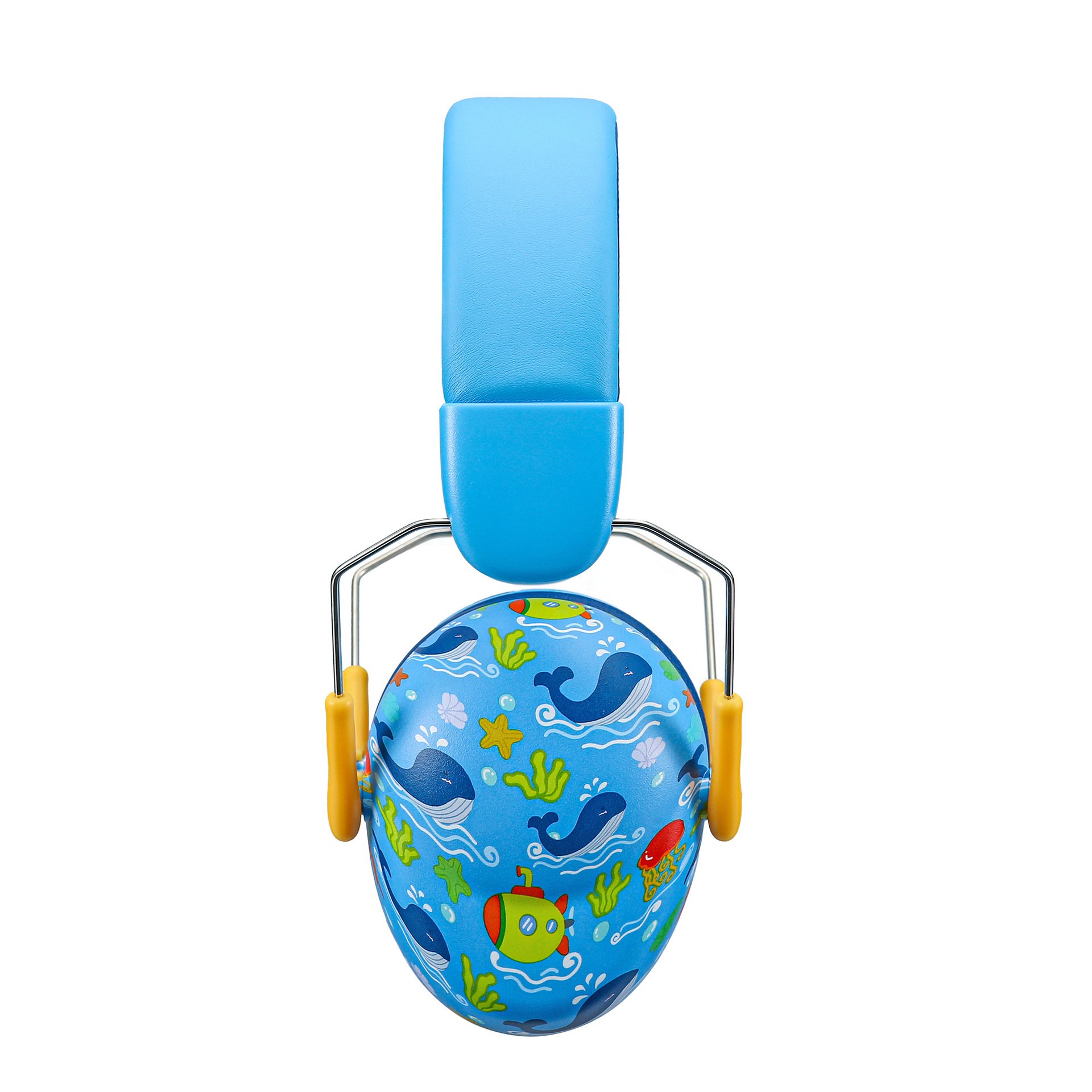 Water transfer printing pattern baby soundproof earmuffs children baby anti-noise earmuffs princess sea flower graffiti style