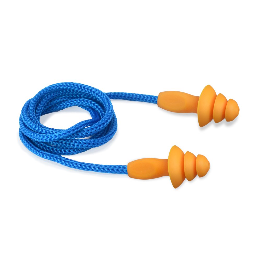 Christmas Tree Design Safe & Comfortable Noise Cancelling TPR Earplugs with Cable Accessory Type