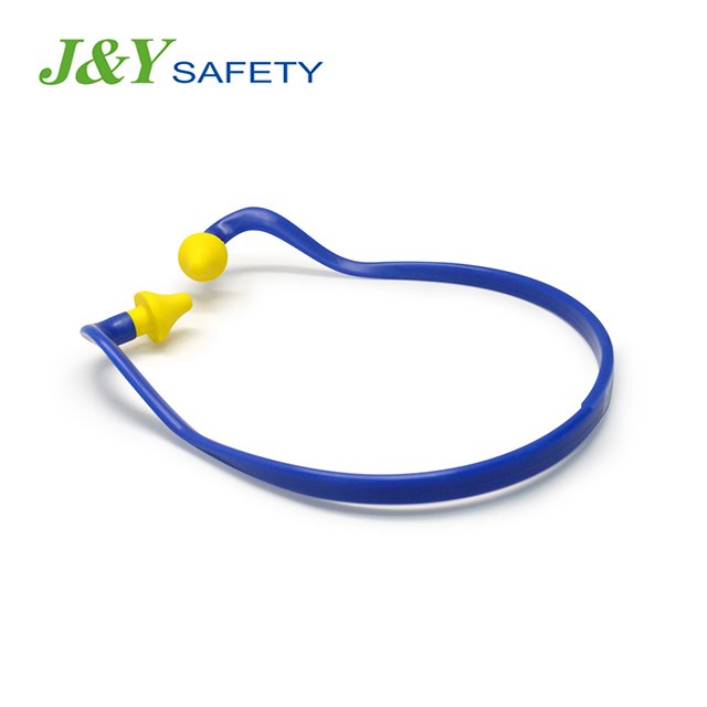 Custom Lightweight Safety Noise Reducing Reusable Hearing Protection Banded Silicone Earplug