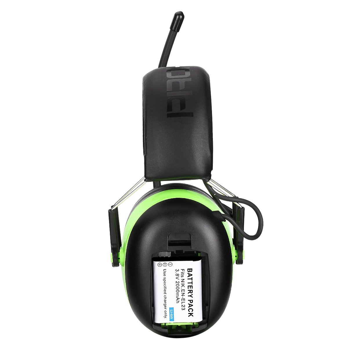 ZH Earmuff Headphones Electronic Ear Protection Shooting Bluetooth Fm Radio Safety Ear Muffs