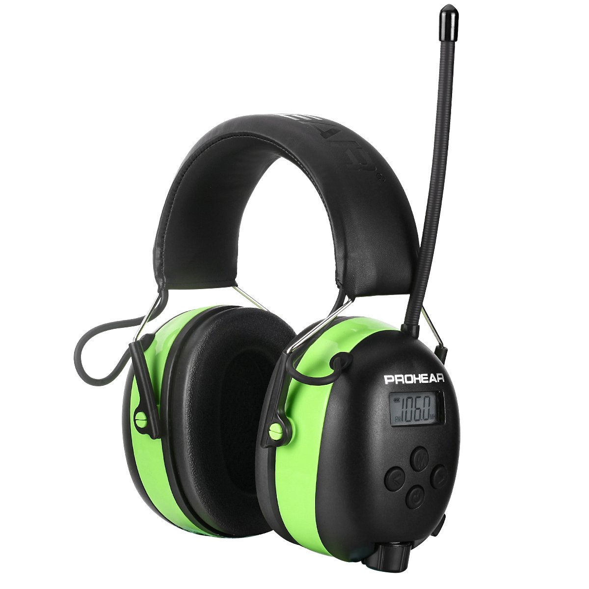 ZH Earmuff Headphones Electronic Ear Protection Shooting Bluetooth Fm Radio Safety Ear Muffs