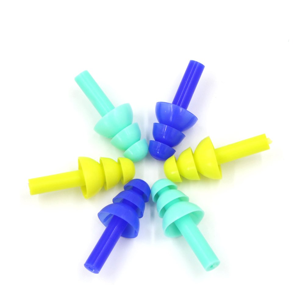 Premium Reusable Hearing Protection Swimming Silicone EarPlugs