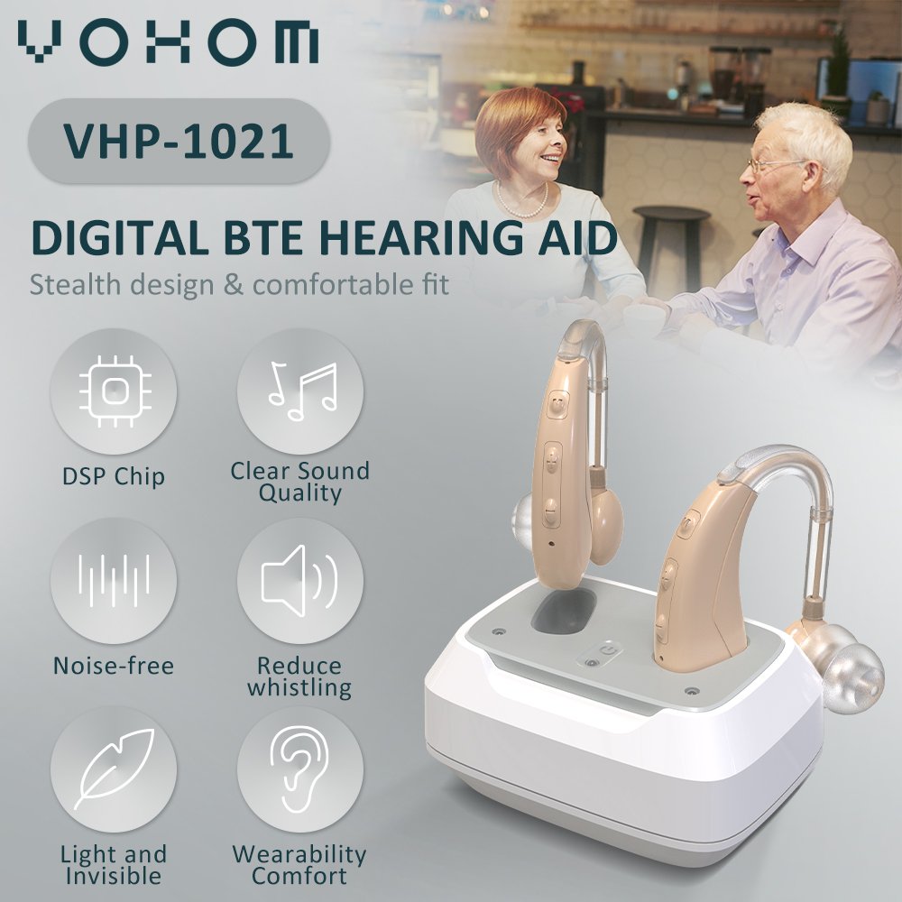 Rechargeable hearing aid Audifonos para sordos sound amplifier like Phonak hearing aids