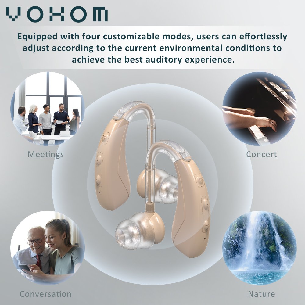 Rechargeable hearing aid Audifonos para sordos sound amplifier like Phonak hearing aids