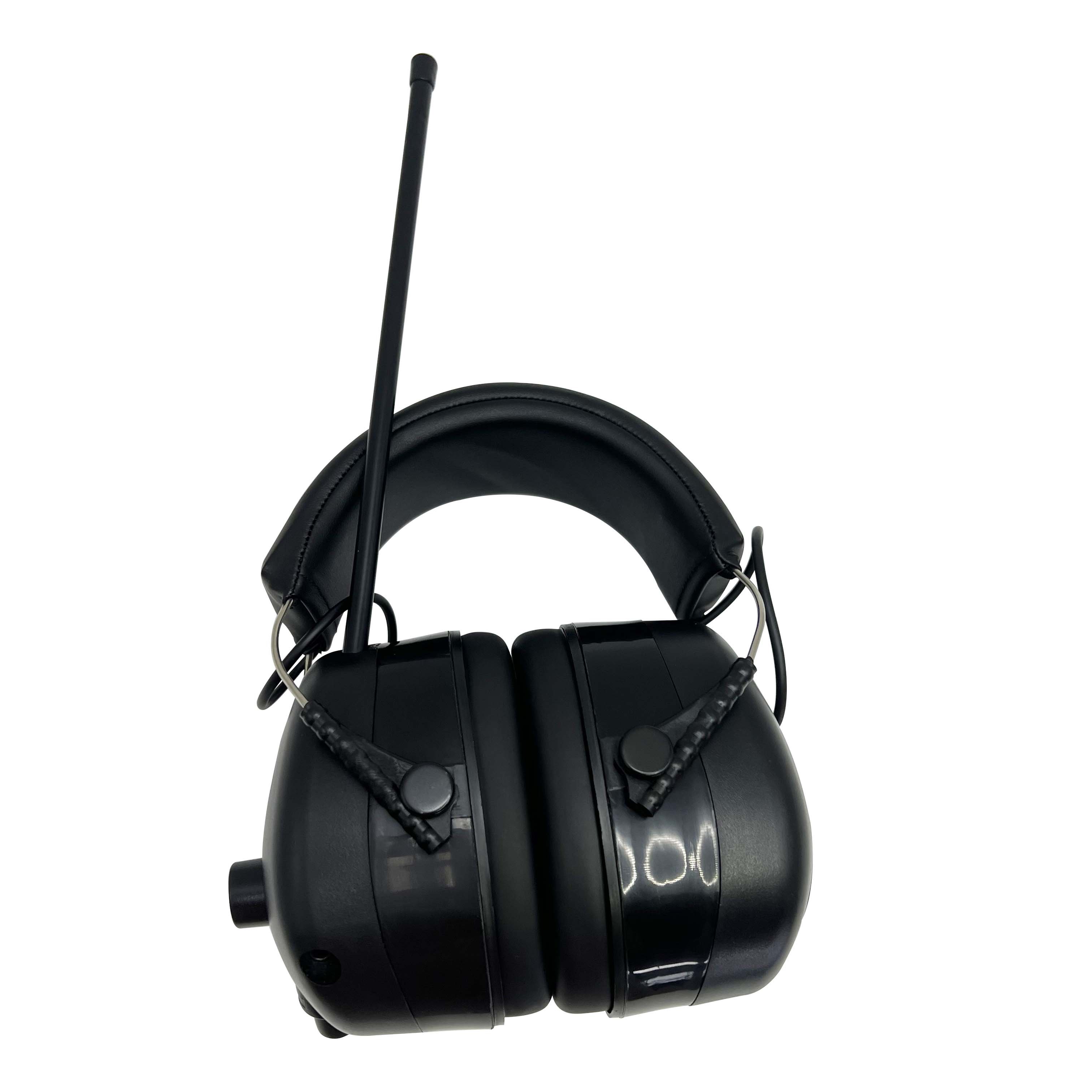 DAB Radio Electronic Hearing Protection Ear Muffs with FM Radio Safety Noise Canceling Ear Defenders for Industry