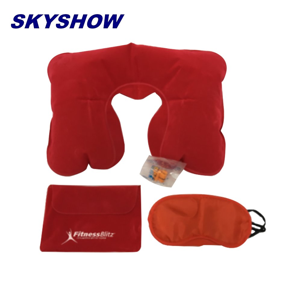 Airline Comfortable Amenity Kit/Amenities Travel Set/Travel With Hearing Protection Eye Mask Pillow Earplugs