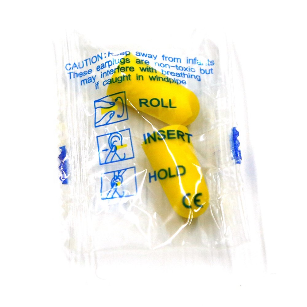 In ear earplug Sky Blue memory foam ear plugs highest SNR bearing 38dB same style manufacturer of M P O W