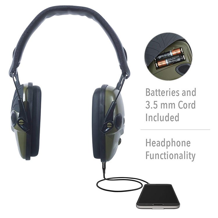 Safety Sound Amplifier headphone tactical earmuff Electronic noise reduction headset hearing protection