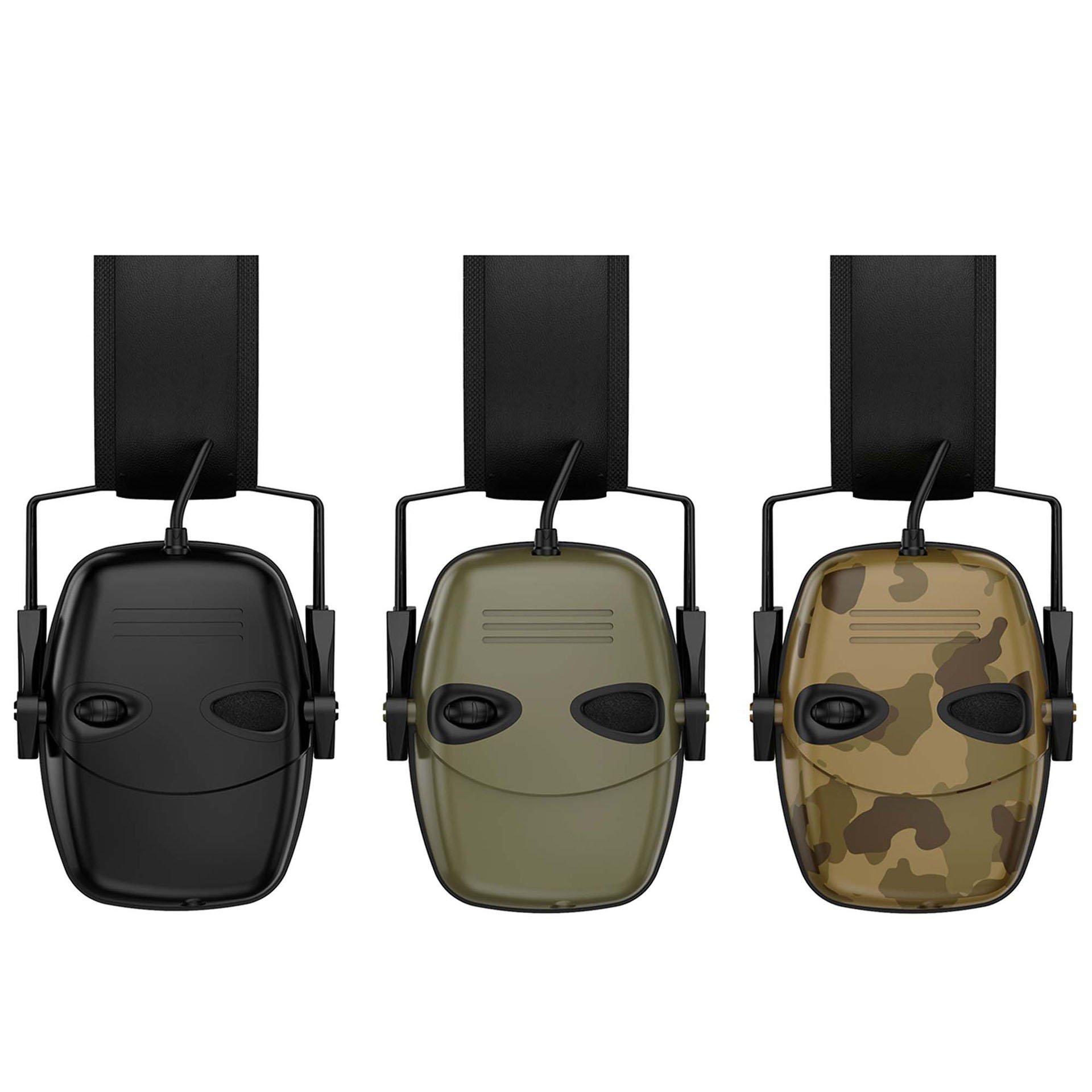 Folding tactical hunting noise reduction headphones electronic shooting earmuffs hearing protection