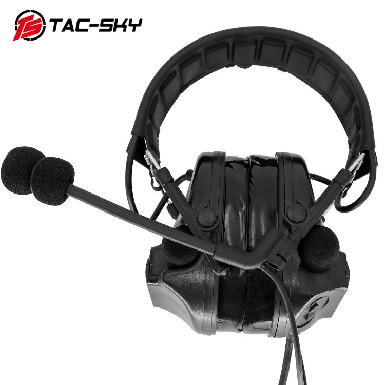 TSTAC-SKY COMTAC III New Detachable Headband Silicone Earcups Noise Hunting Sports Tactical C 3 Shooting Headset