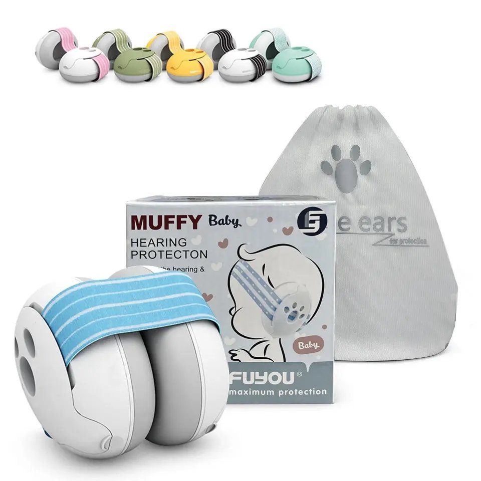 Alpine children's Sleep Anti-Noise Ear Guards Ear Protection Hearing Protective for Infant and Toddler
