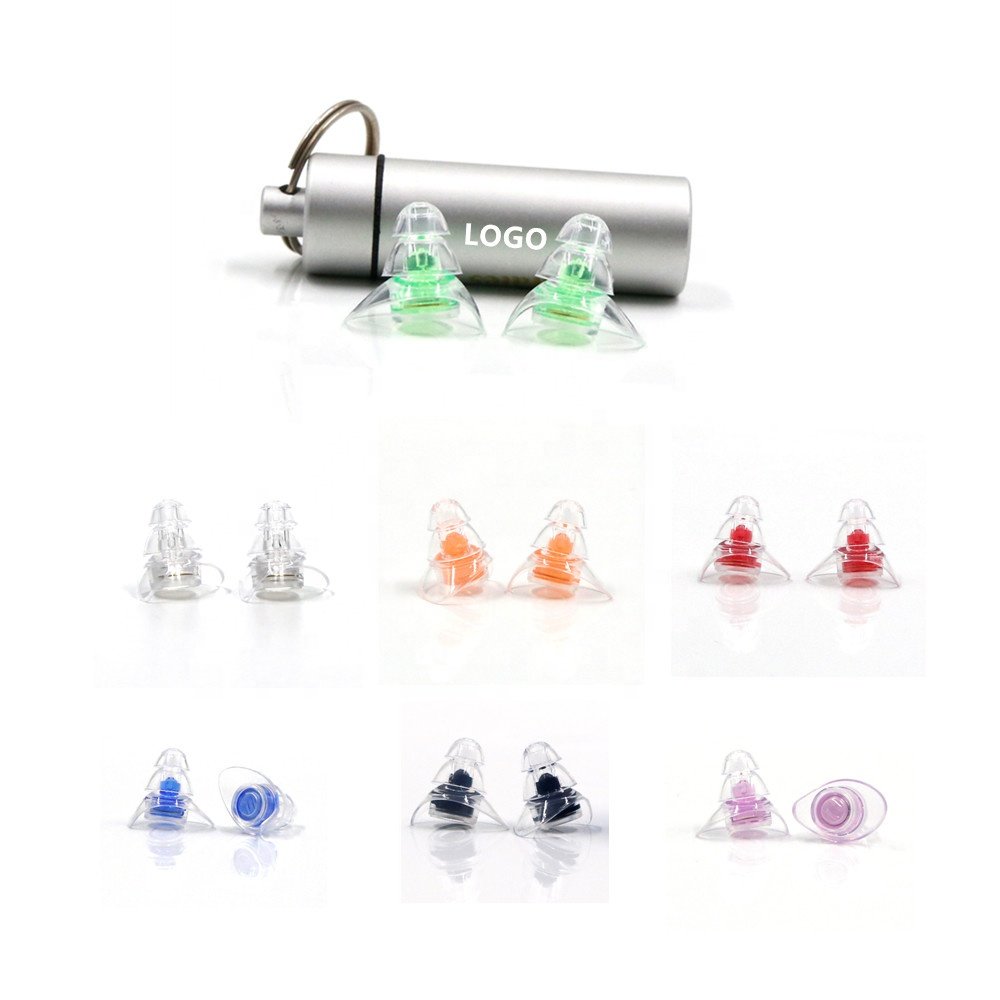 Reusable Filter Earplugs Soft Hearing Protection Ear Plugs for Sleep, Music, Festivals, Parties, Work, Study, Loud Events