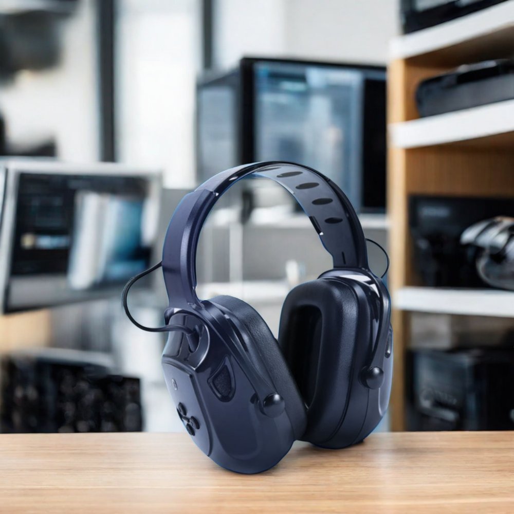 Multi-Function Bluetooth Call Over-the-head Earmuffs with Noise Cancelling Electronic Communication Earmuffs