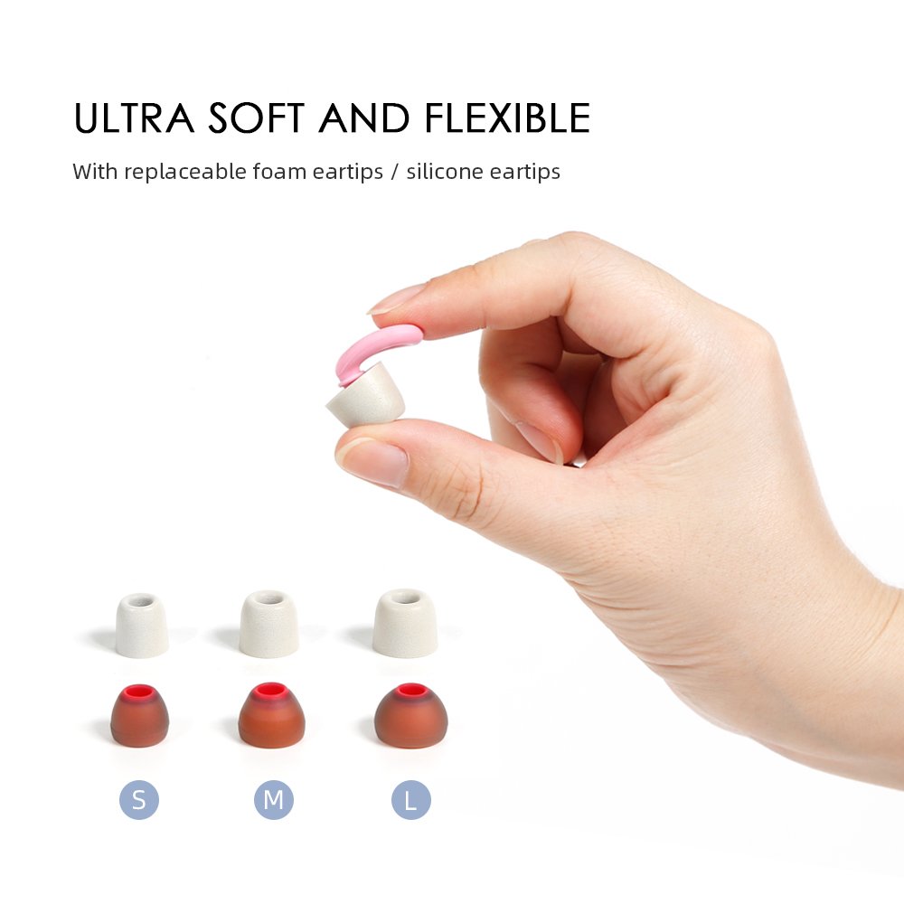 Wholesale 3 Sizes Replaceable Earplugs Foam Silicone Ear Tips for Sleeping Swimming Waterproof Earplugs Hearing Protection