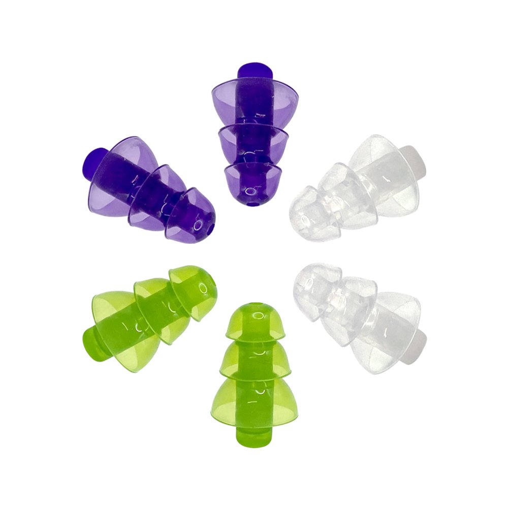 High fidelity hearing protection sound proof silicone ear plugs for sleeping noise cancelling