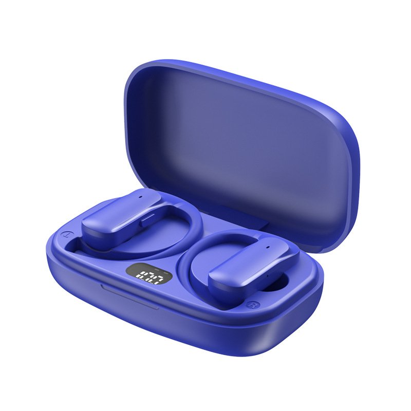 HiFi Stereo Music 9D Stereo Sound T60 Earhook earphones Over Ear Fashion Sport Wireless Headphones Mini TWS Earbuds With Earhook