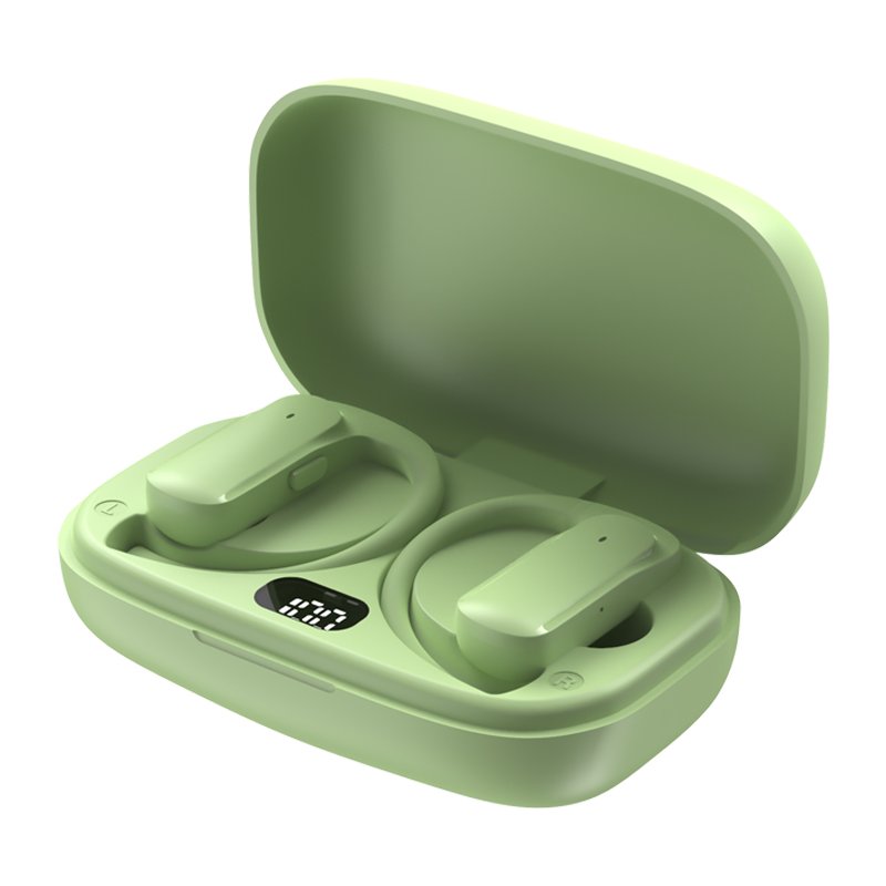 HiFi Stereo Music 9D Stereo Sound T60 Earhook earphones Over Ear Fashion Sport Wireless Headphones Mini TWS Earbuds With Earhook
