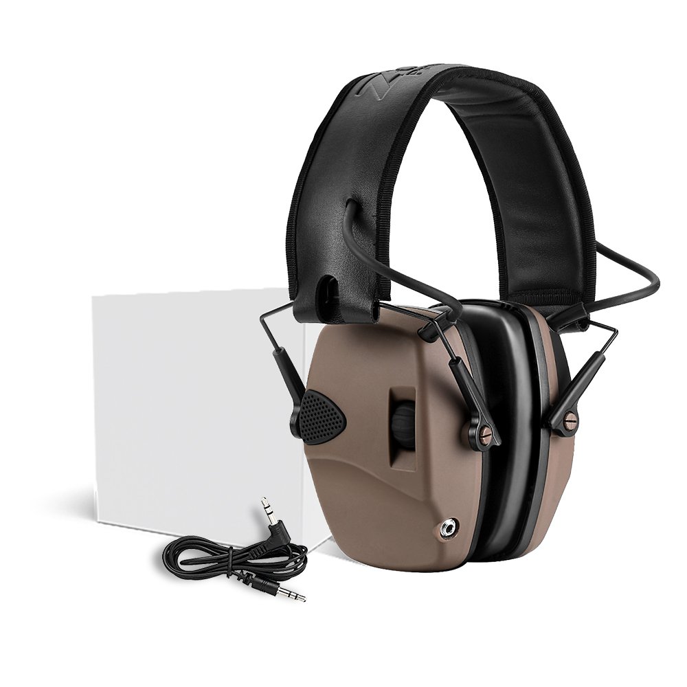 ZH Ear Protection Earmuffs For Noise Reduction Earmuffs Anti High-noise Electronic Ear Protection Earmuffs