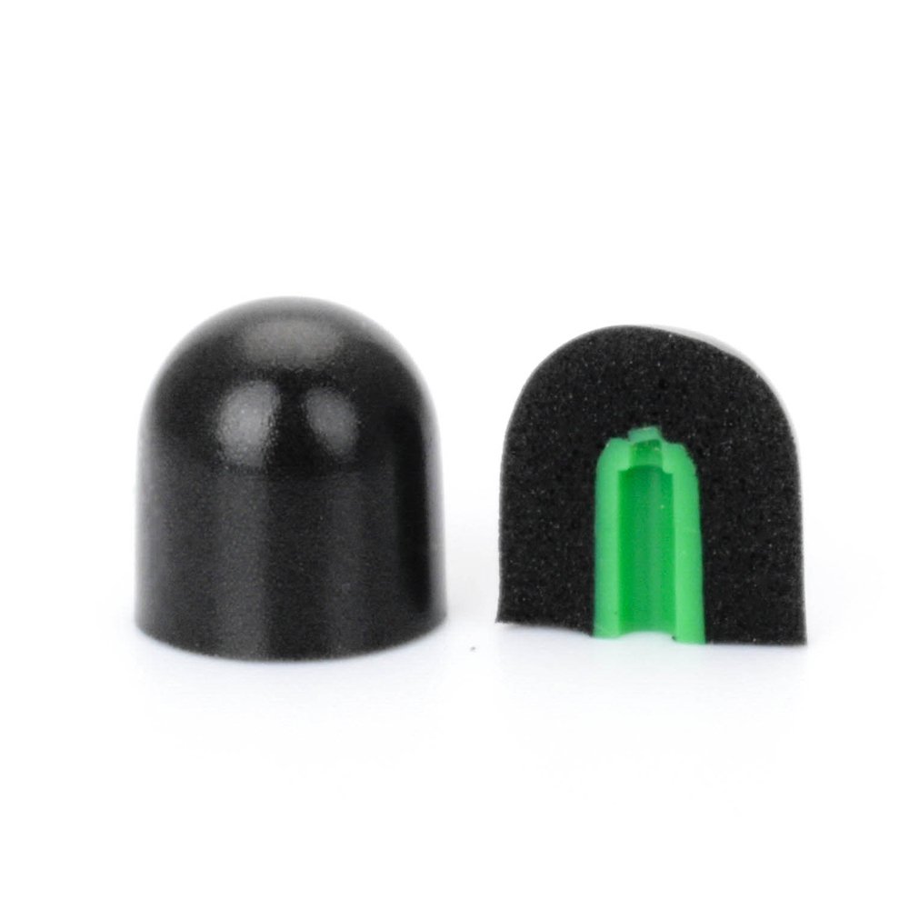 slow rebound safety noise reduction memory foam closed ear tips for hearing protection