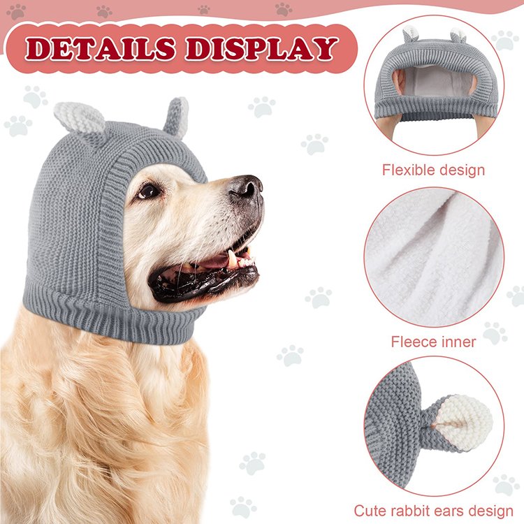Hearing Earmuffs Fireworks Protection Anti Anxiety Barking Covers Muffs Snood Quiet Ears Hat Cap for Dogs