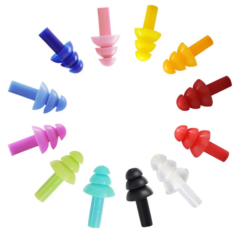 Hearing Protection 32dB Silicone Ear Plugs Noise Cancelling with Metal Case Reusable Silicone Earplugs