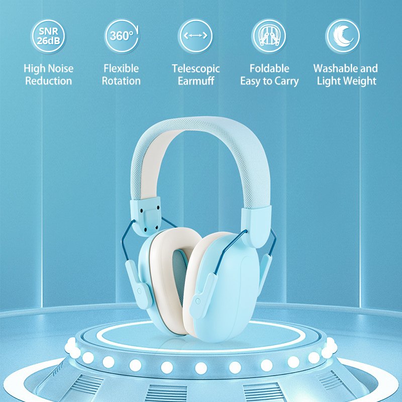Over-ear headphones Protection Ear Muffs Kids study earmuff