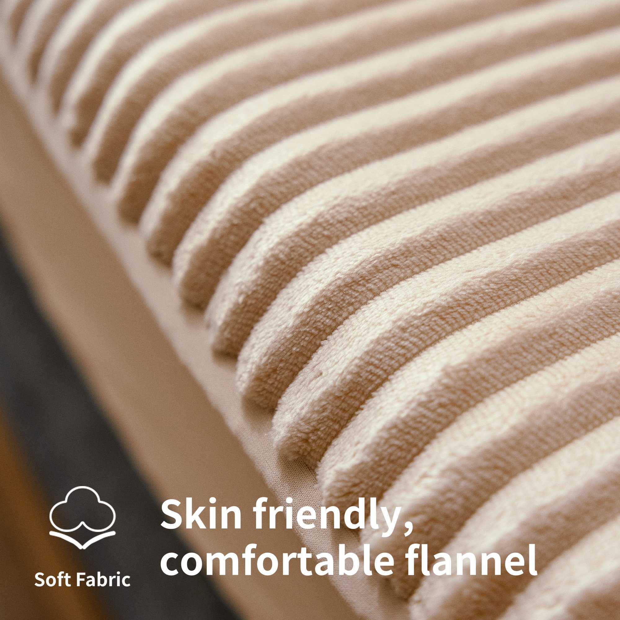 Heated Mattress Pad Twin Size -Electric Mattress Pad 38x75+15 inches 6 Heat Settings Adjustable 1-10 Hour Auto-Off ETL Certified