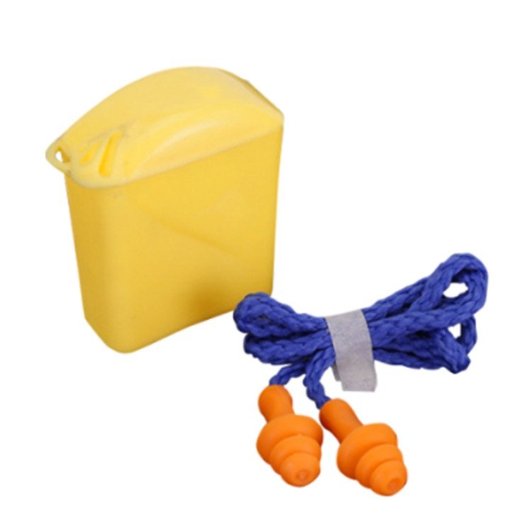 CE approval Industrial workshop construction noise cancelling hearing protection earplugs silicone safety ear plugs with case