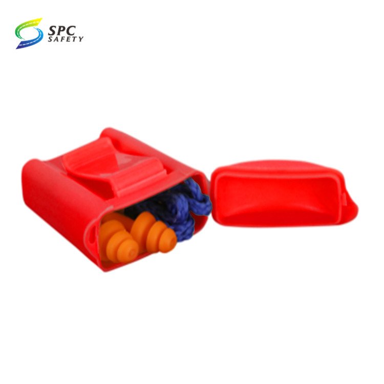 CE approval Industrial workshop construction noise cancelling hearing protection earplugs silicone safety ear plugs with case
