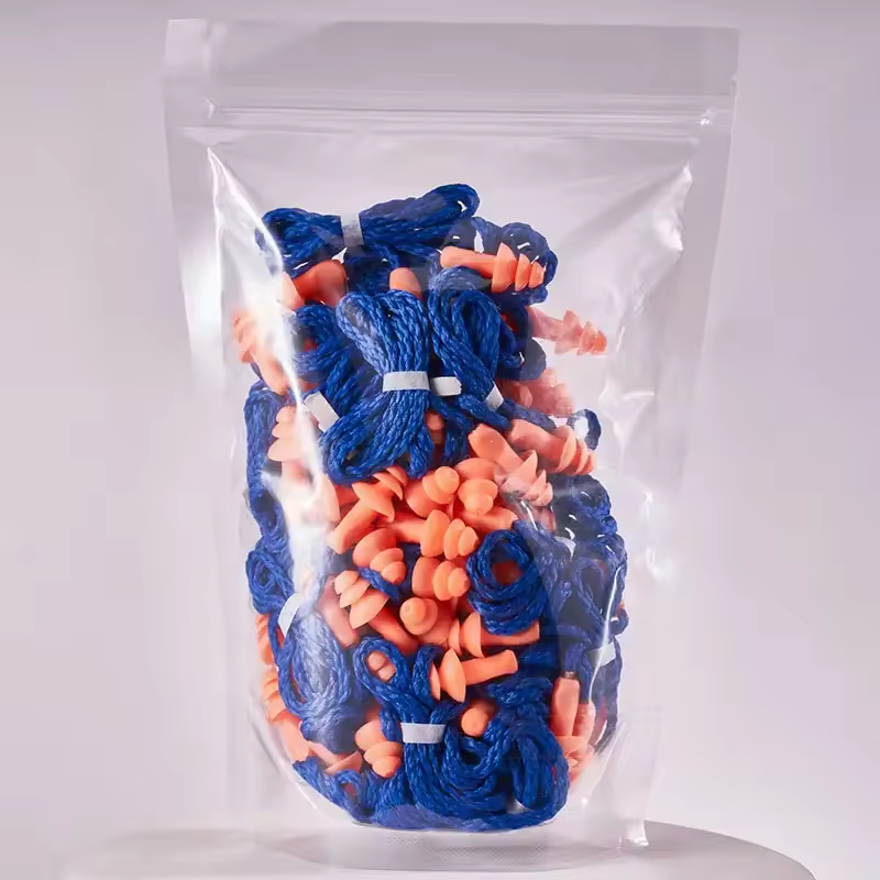 2024 Soundproof Reusable Silicone Earplugs Hearing Protection Waterproof Swimming Ear Protection Ear Plugs