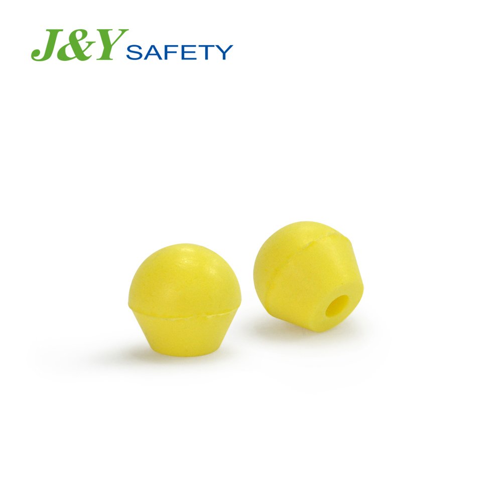 Industry Hearing Protection Orange Soft Earplug Round Foam Ear Plugs With Band