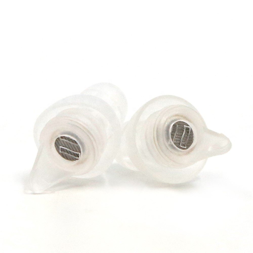 2024 New Custom Logo Musician Ear Plugs High Fidelity Noise Reduction Hearing Protection Travel Silicone Concert Earplugs