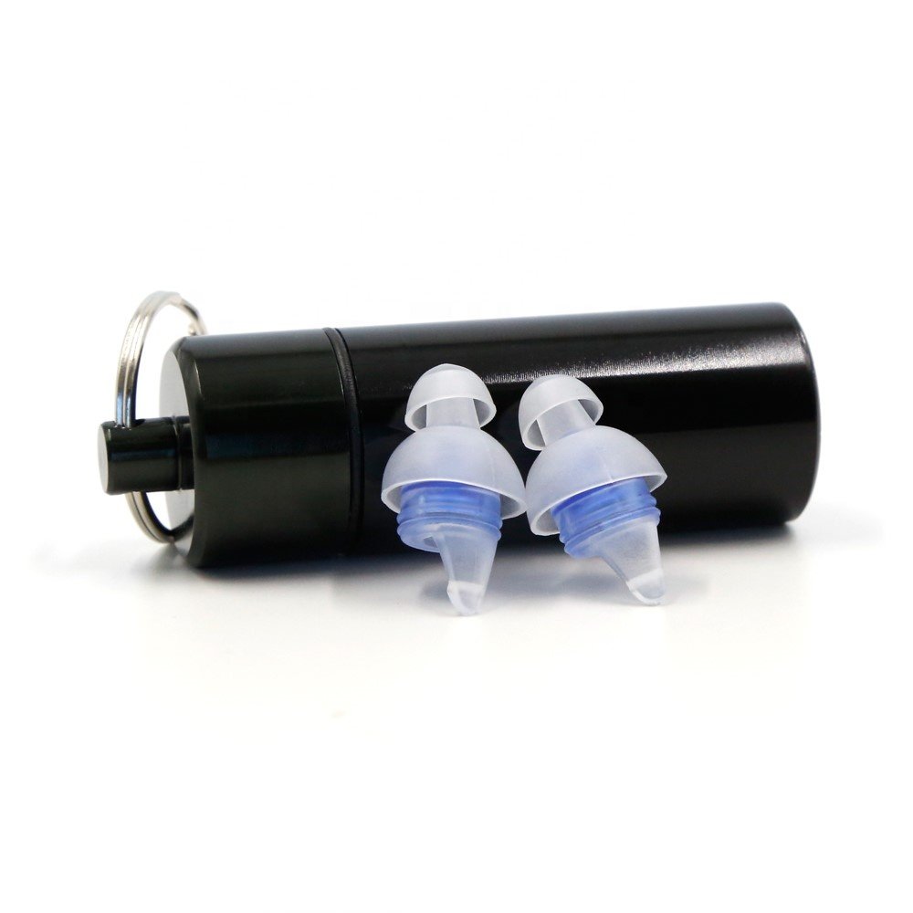 2024 New Custom Logo Musician Ear Plugs High Fidelity Noise Reduction Hearing Protection Travel Silicone Concert Earplugs