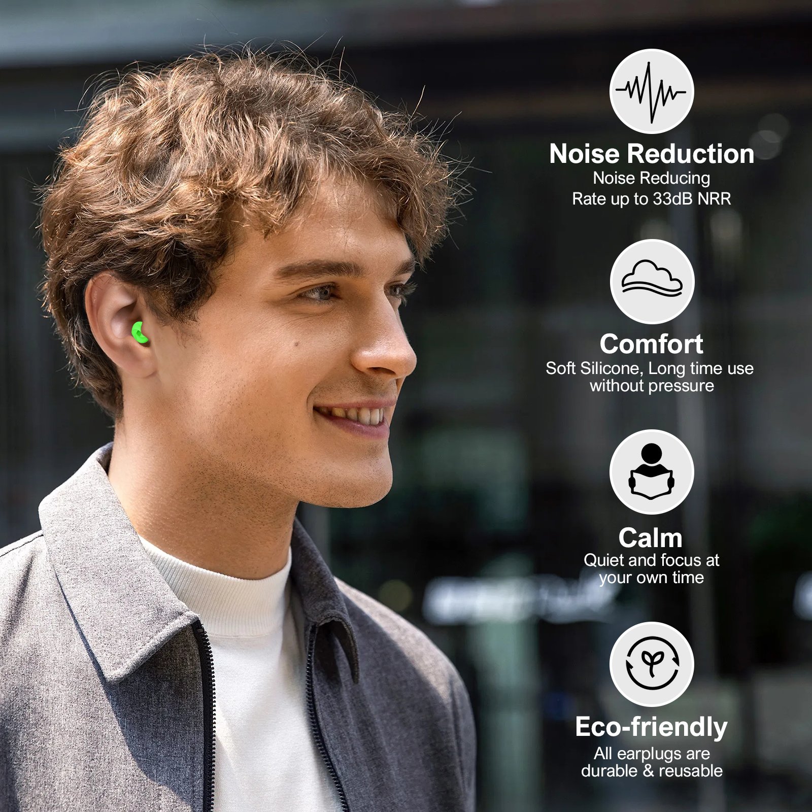 quiet noise 4 sizes cancelling ear plugs for sleep noise cancelling earplugs sleeping studying working swimming