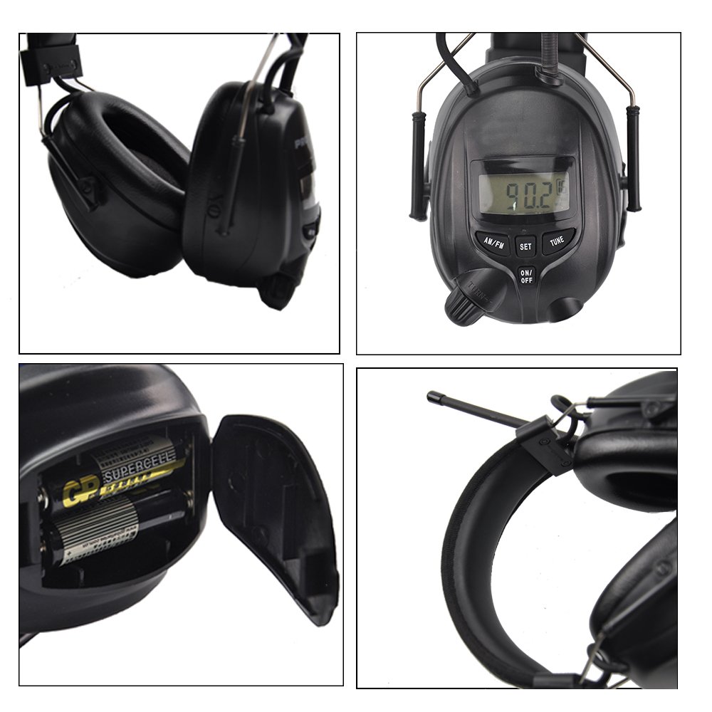 Oem Earmuff Industrial Grade Hearing Protection Safety Noise Reduction Ear Muff Headphone Electronic Ear Defender