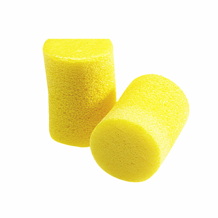 Yellow Cylindrical PU Foam Earplug ANT5 PPE Brand Category Hearing Protection