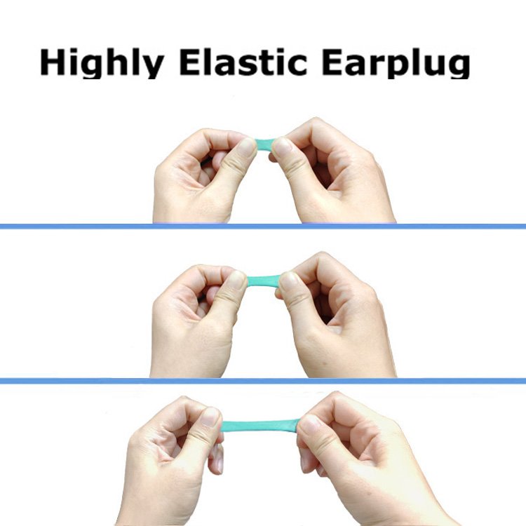 High Quality Disposable Foam Earplugs Hearing Protection 38dB Bullet Shape Polyurethane Ear Plugs