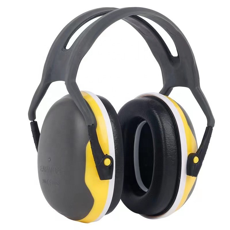 Factory direct wholesale reusable Customized logo ABS foam anti canceling shooting noise earmuffs hearing protection ear muffs