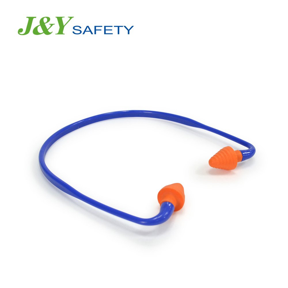 Comfortable Tapered Foam Earplugs Hearing Protection Banded Ear Plugs