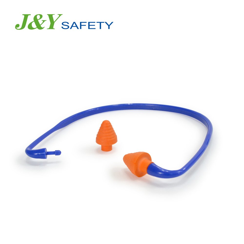 Comfortable Tapered Foam Earplugs Hearing Protection Banded Ear Plugs