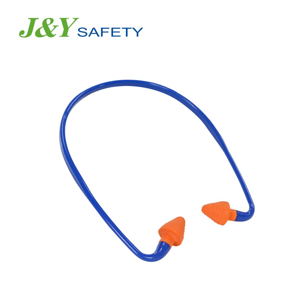 Comfortable Tapered Foam Earplugs Hearing Protection Banded Ear Plugs