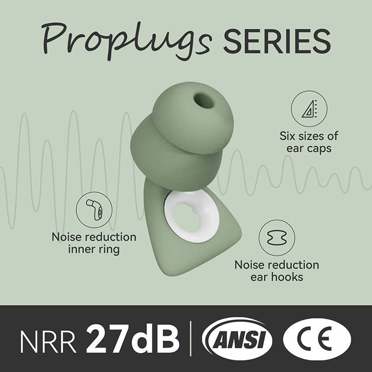 Noise Reduction Sleep Earplugs Silicone Ear Plugs Sound Insulation Sleep Earplugs Reusable Noise Reduction Earplugs