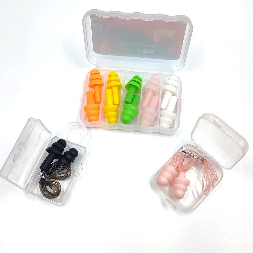 Cord Earplugs Swimming Silicone Noise Cancelling Soundproof Custom Hearing Protection Ear Plugs for Sleeping
