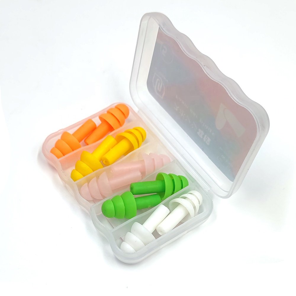 Cord Earplugs Swimming Silicone Noise Cancelling Soundproof Custom Hearing Protection Ear Plugs for Sleeping