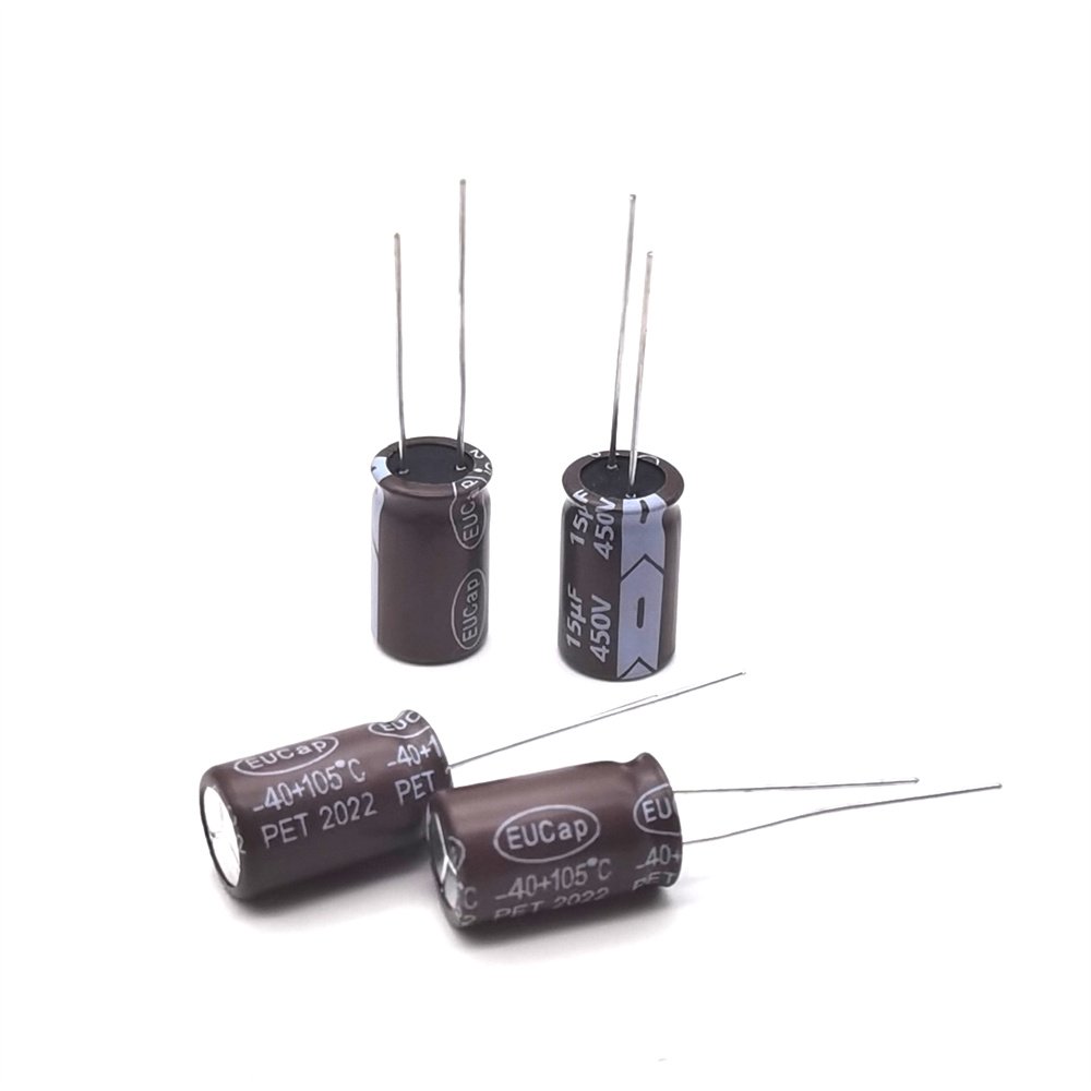 EUCap capacitor 15uf 450V Aluminum Electrolytic Capacitor high voltage capacitor for power supply