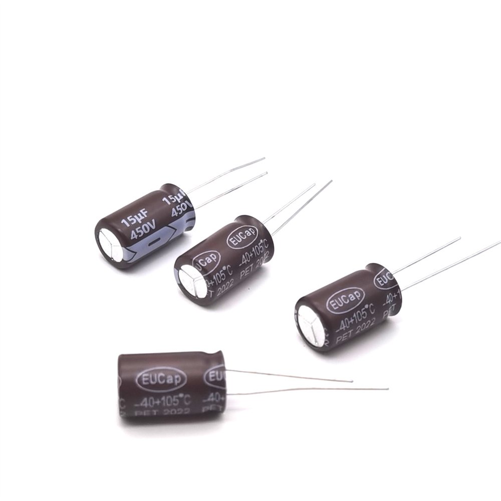 EUCap capacitor 15uf 450V Aluminum Electrolytic Capacitor high voltage capacitor for power supply